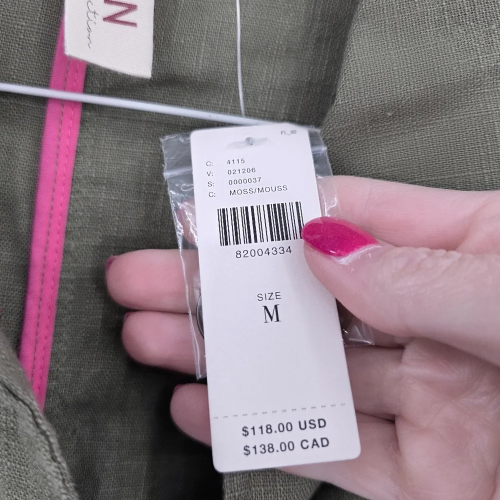 New Anthropologie Dolan Utility Jacket Medium - Picture 6 of 10